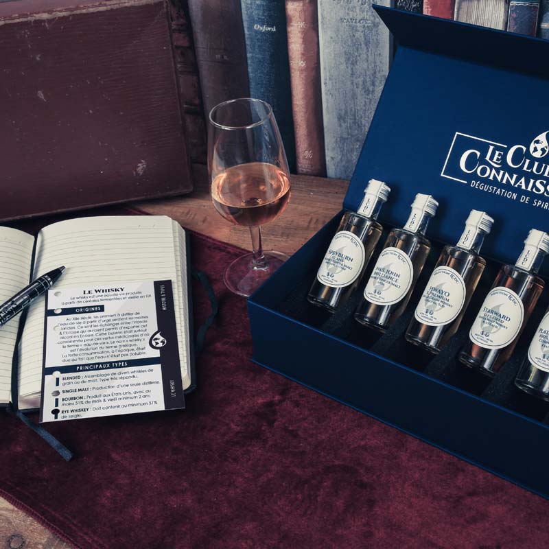 lle club des connaisseurs coffret degustation whiskies du Monde - coffret cadeau