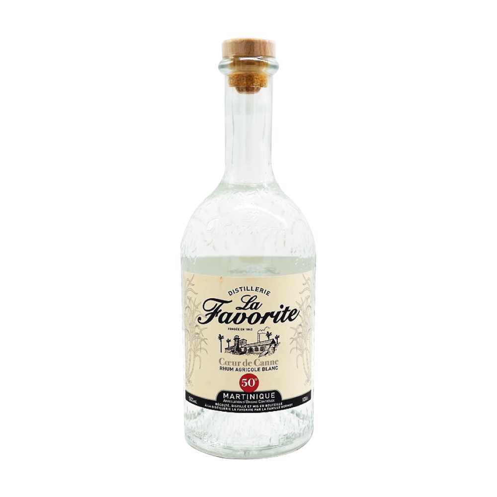 Rhum blanc La favorite coeur de canne