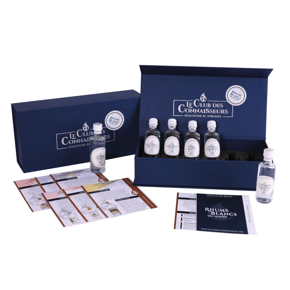 Coffret dégustation rhum blanc