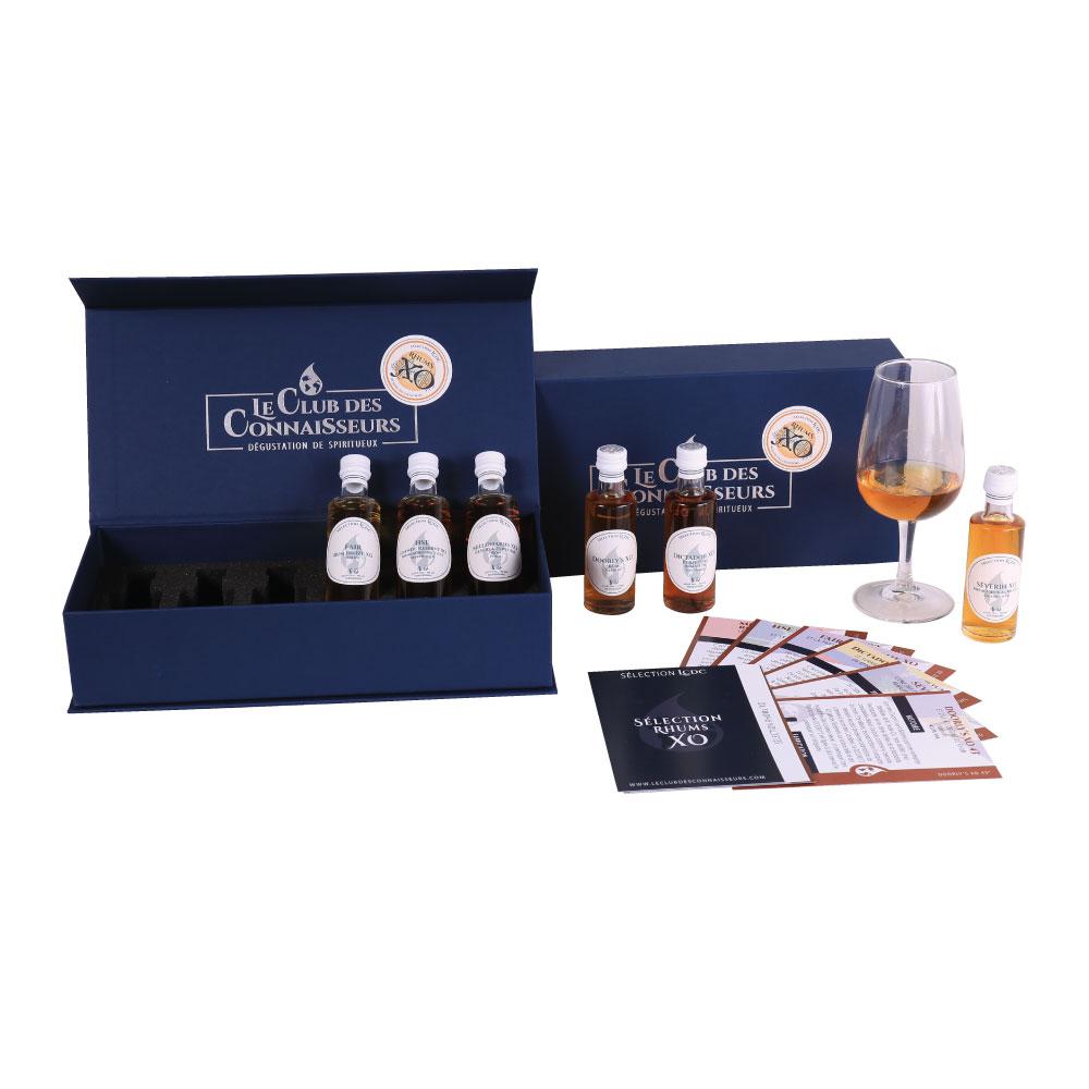 Coffret dégustation Rhums XO - Le club des connaisseurs