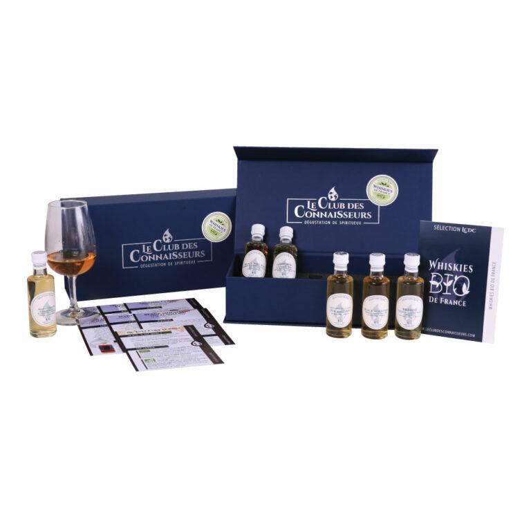 le club des connaisseurs - coffret whiskies bio de france