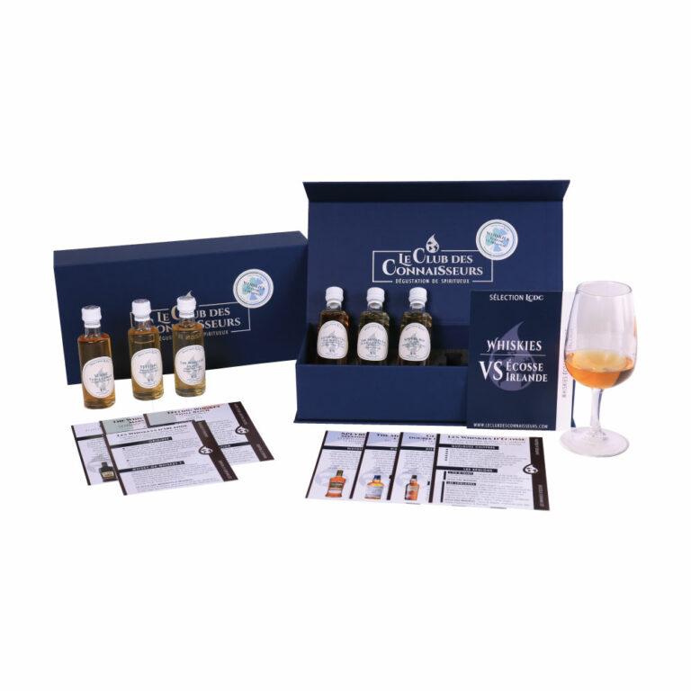 le club des connaisseurs - coffret whiskies écosse vs irlande