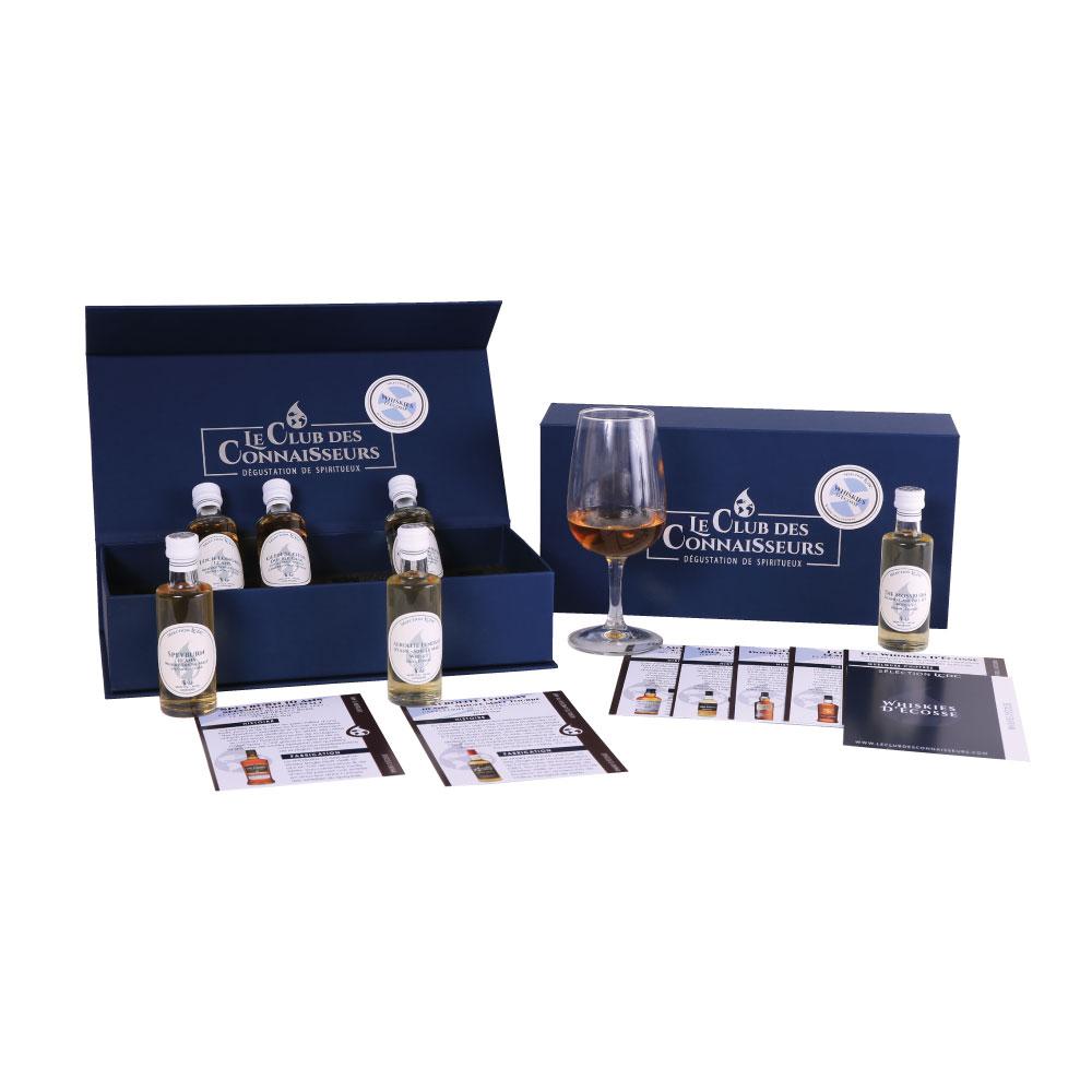 Whisky Dégustation Cadeau 6 échantillons en Coffret Cadeau