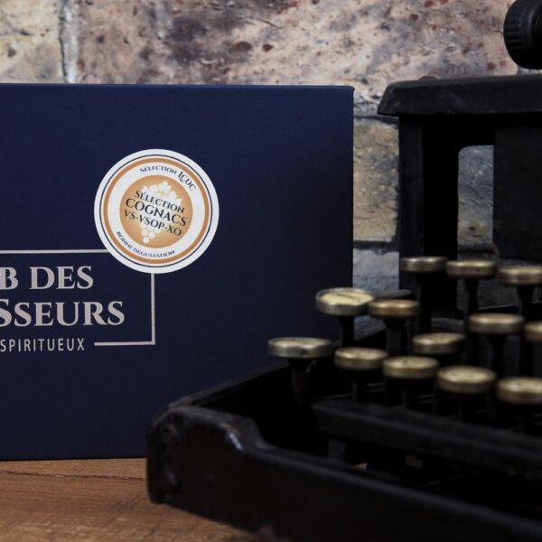 le club des connaisseurs - coffret degustation cognac - vs - vsop - xo