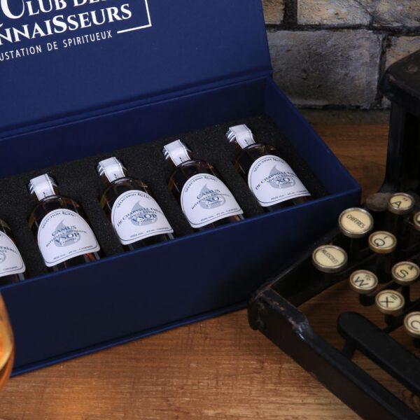 le club des connaisseurs - coffret degustation cognac - vs vsop xo