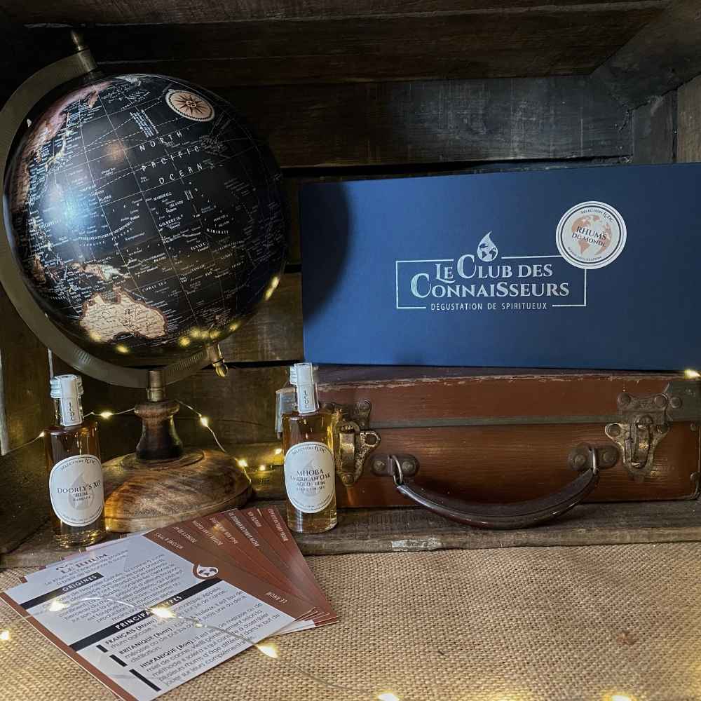 Coffret dégustation rhum bio du monde