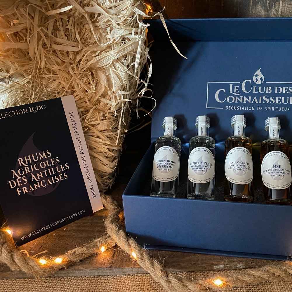 Coffret dégustation rhum des Antilles