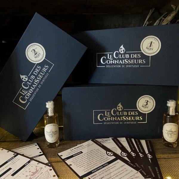 Le club des connaisseurs - box whisky 6 whiskies : abonnement 3 mois, coffret cadeau