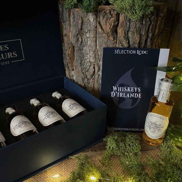 le club des connaisseurs coffret degustation whiskies d'Irlande - Method and Madness