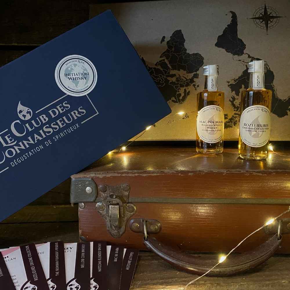 Coffret dégustation Whisky Tasting box cadeau set de 6 echantillons