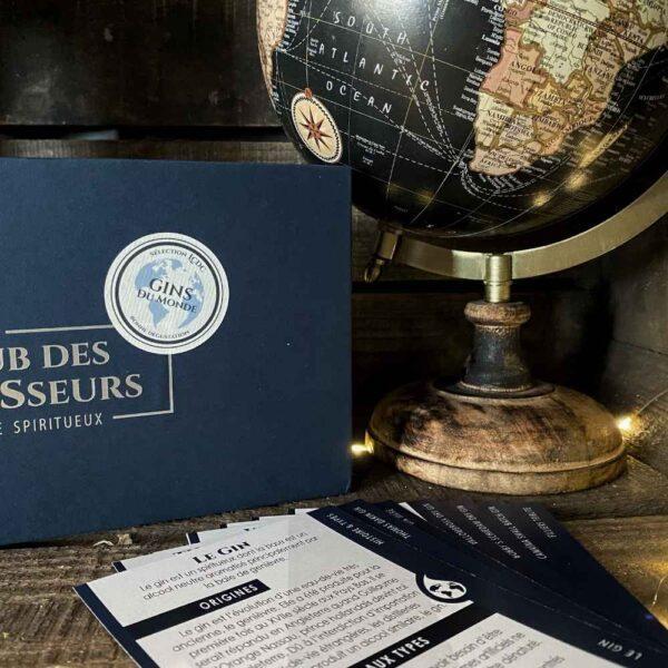 le club des connaisseurs coffret degustation gin du monde - coffret cadeau