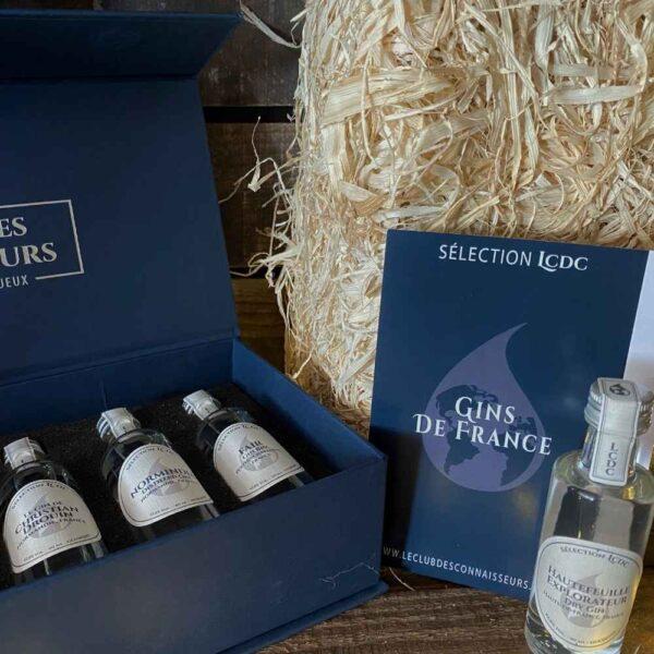 le club des connaisseurs coffret degustation gin de France - hautefeuille