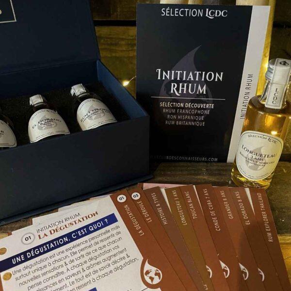 Coffret dégustation Initiation Rhum - Le Club des Connaisseurs - coffret cadeau