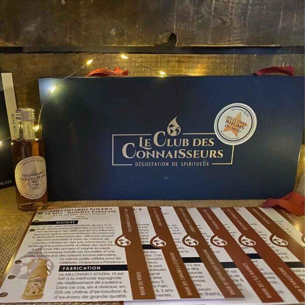 le club des connaisseurs coffret degustation rhums du mois - box cadeau