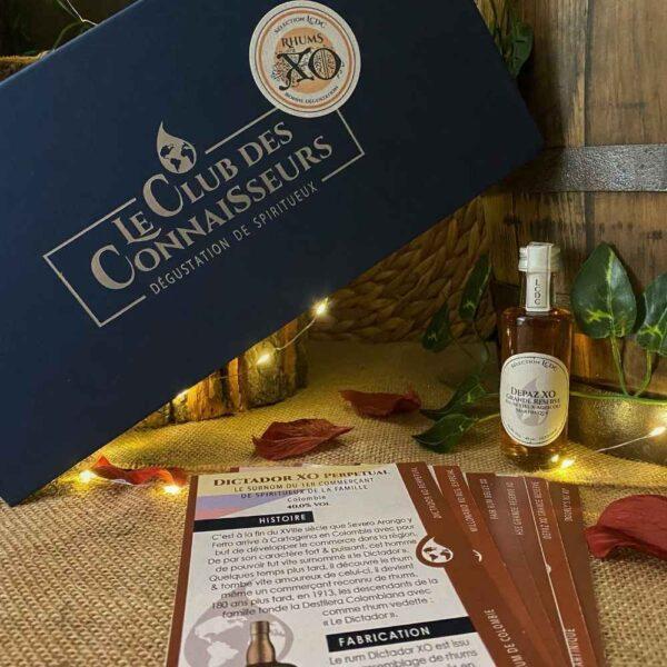 le club des connaisseurs coffret degustation rhums XO - box cadeau