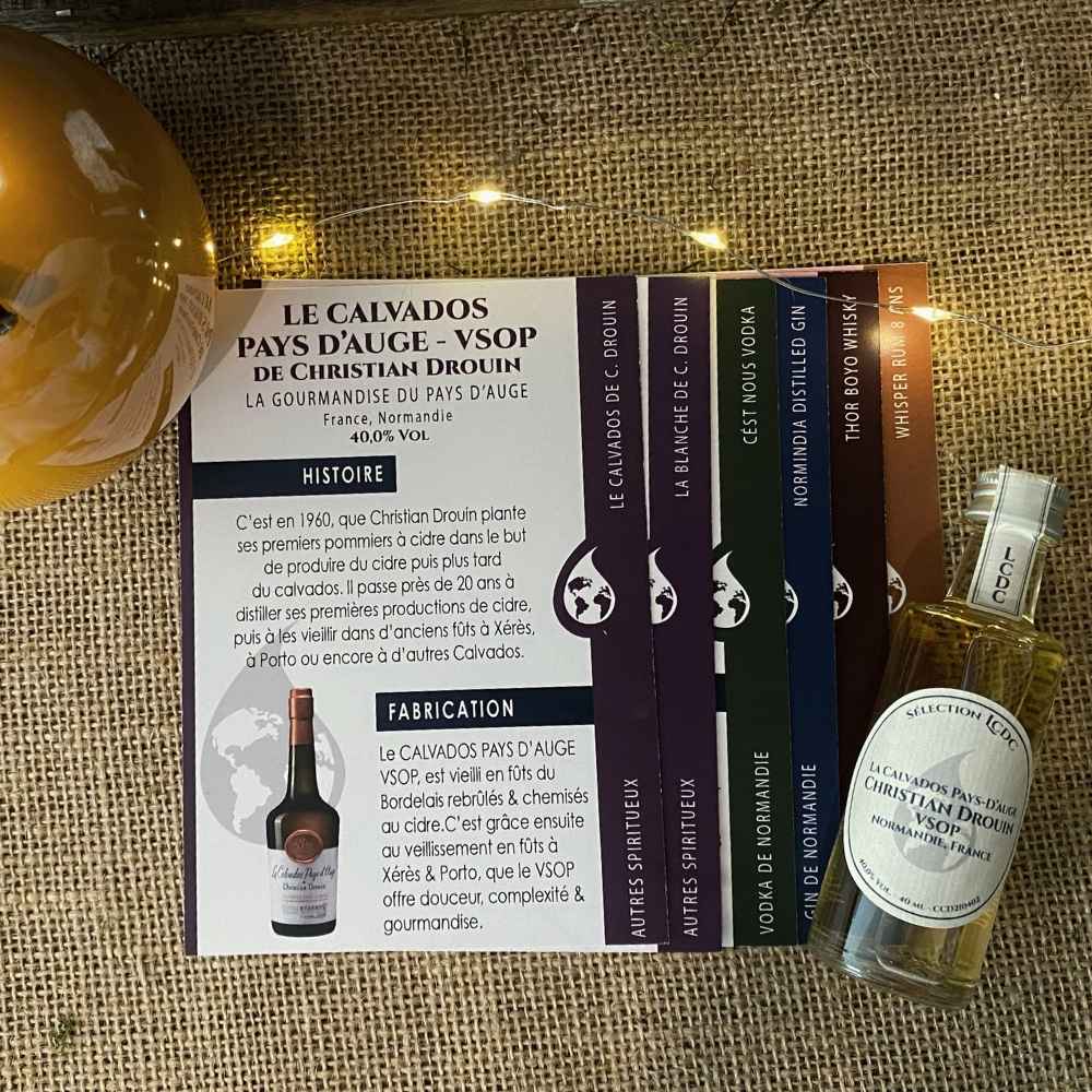 Coffrets cadeaux de spiritueux normands à offrir : Whisky, Calvados, Gin,  Rhum - Made in Calvados