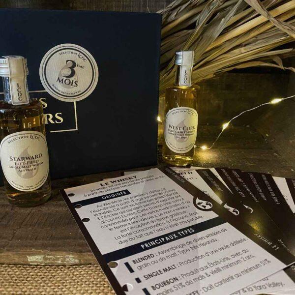 Le club des connaisseurs - box mixte 6 whiskys : abonnement 3 mois, coffret cadeau