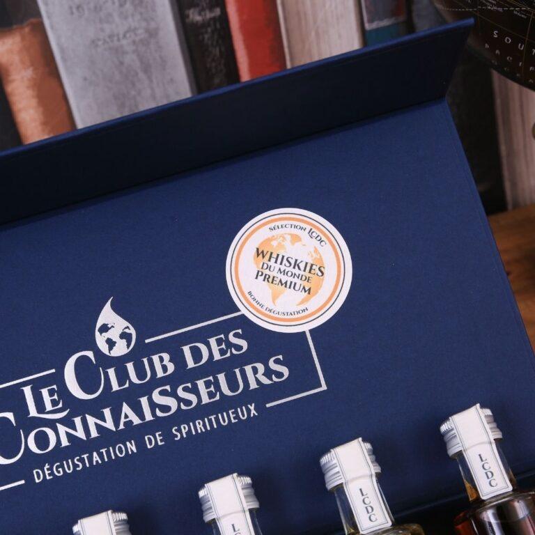 Le Club des Connaisseurs - Coffret dégustation Whiskies du monde Premium - coffret cadeau