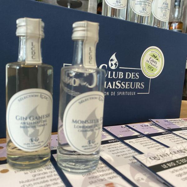 Le Club des Connaisseurs - Coffret dégustation Gins Bio de France