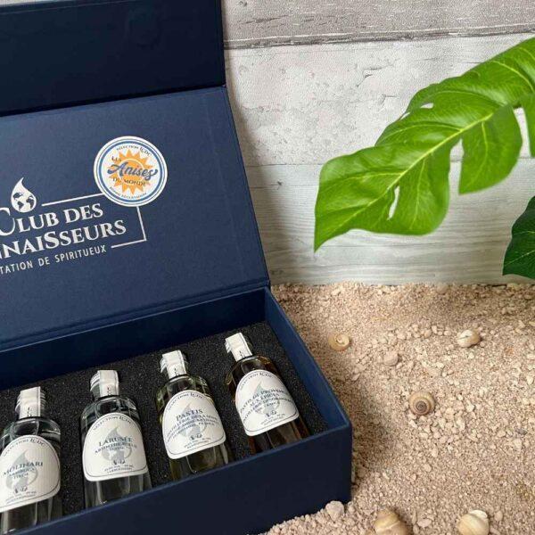 Le Club des Connaisseurs - Coffret dégustation Les Anisés, Pastis, Absinthe, Sambucca, Arguardiente, Ouzo