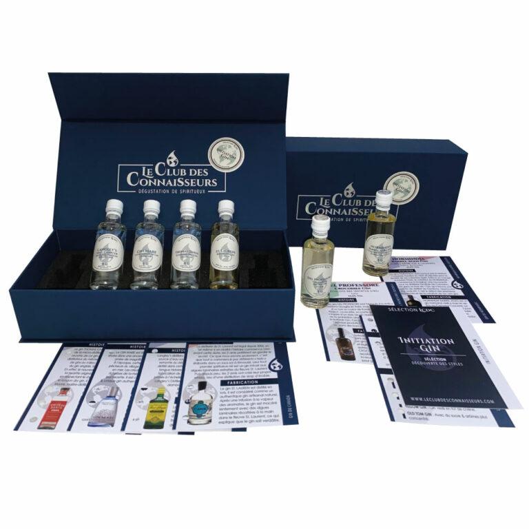 le club des connaisseurs - Coffret dégustation initiation gin