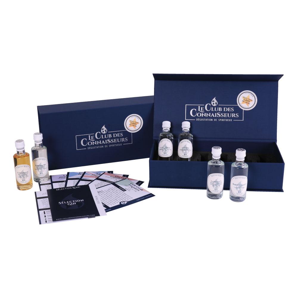 le club des connaisseurs coffret gin sélection du mois