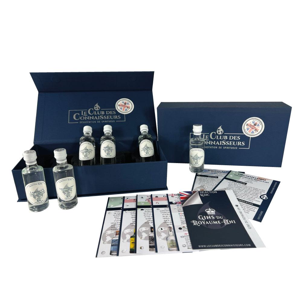 Coffret Gins du Royaume-Uni - Le club des connaisseurs