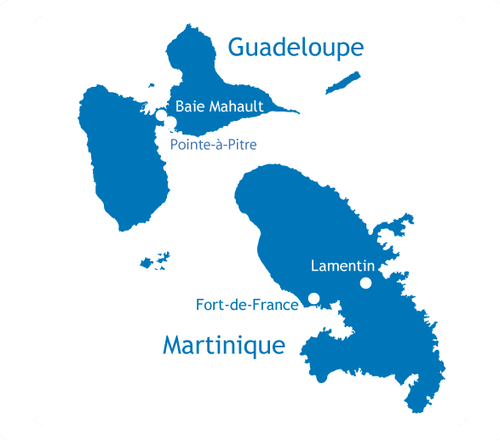 Tout savoir sur le rhum agricole - Le Club des Connaisseurs - Map Martinique guadeloupe