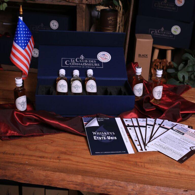 COFFRET WHISKYS DES ETAT UNIS LE CLUB DES CONNAISSEURS 1