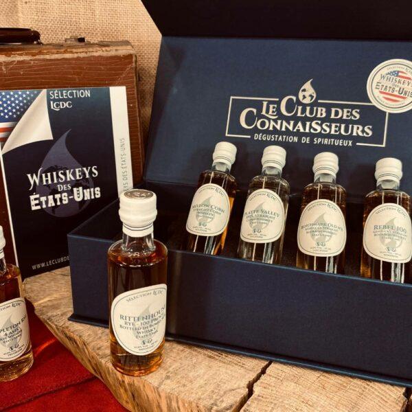 Coffret whiskeys bourbons américains 2