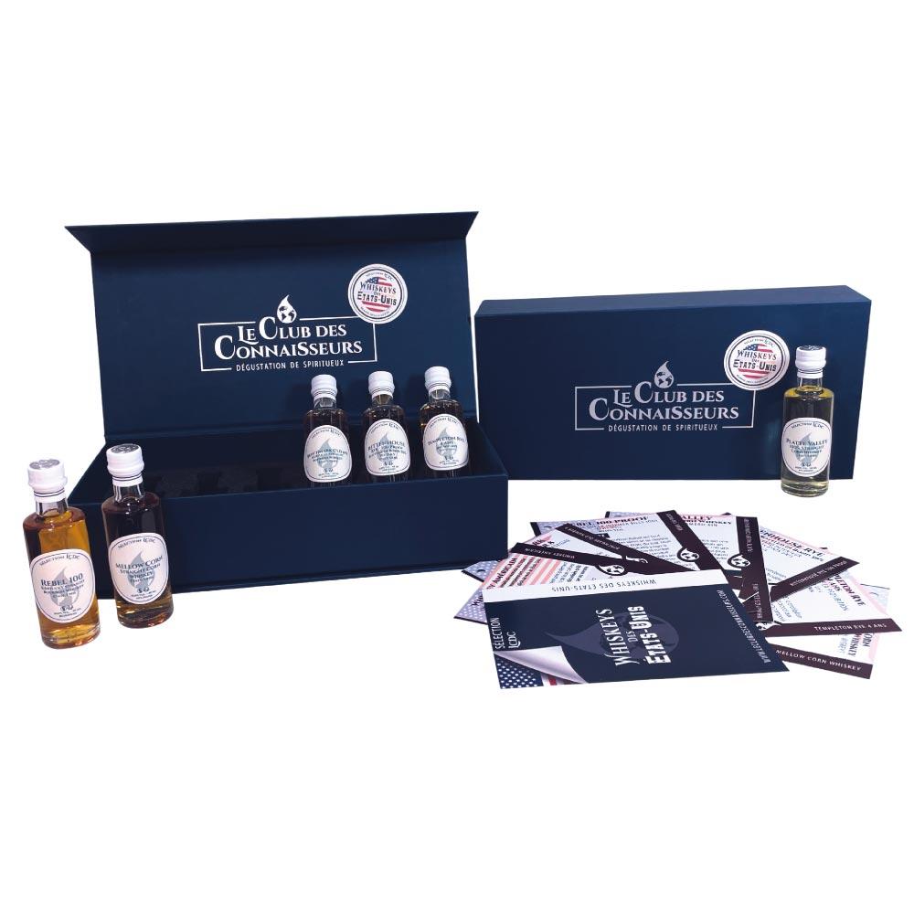 Coffret cadeau de remise de diplômes Whisky - Bouteille et boîte