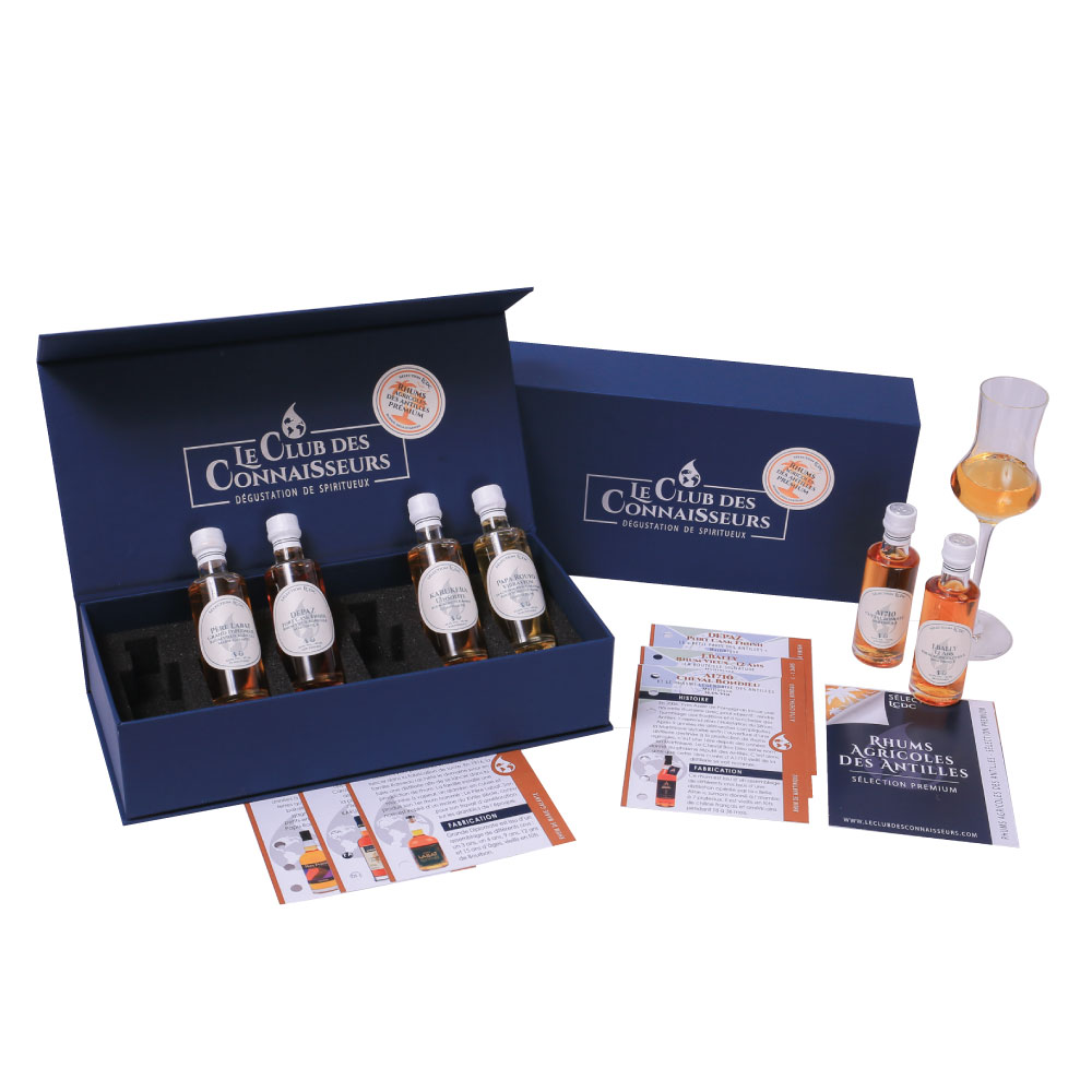 le club des connaisseurs - coffret rhum agricole premium