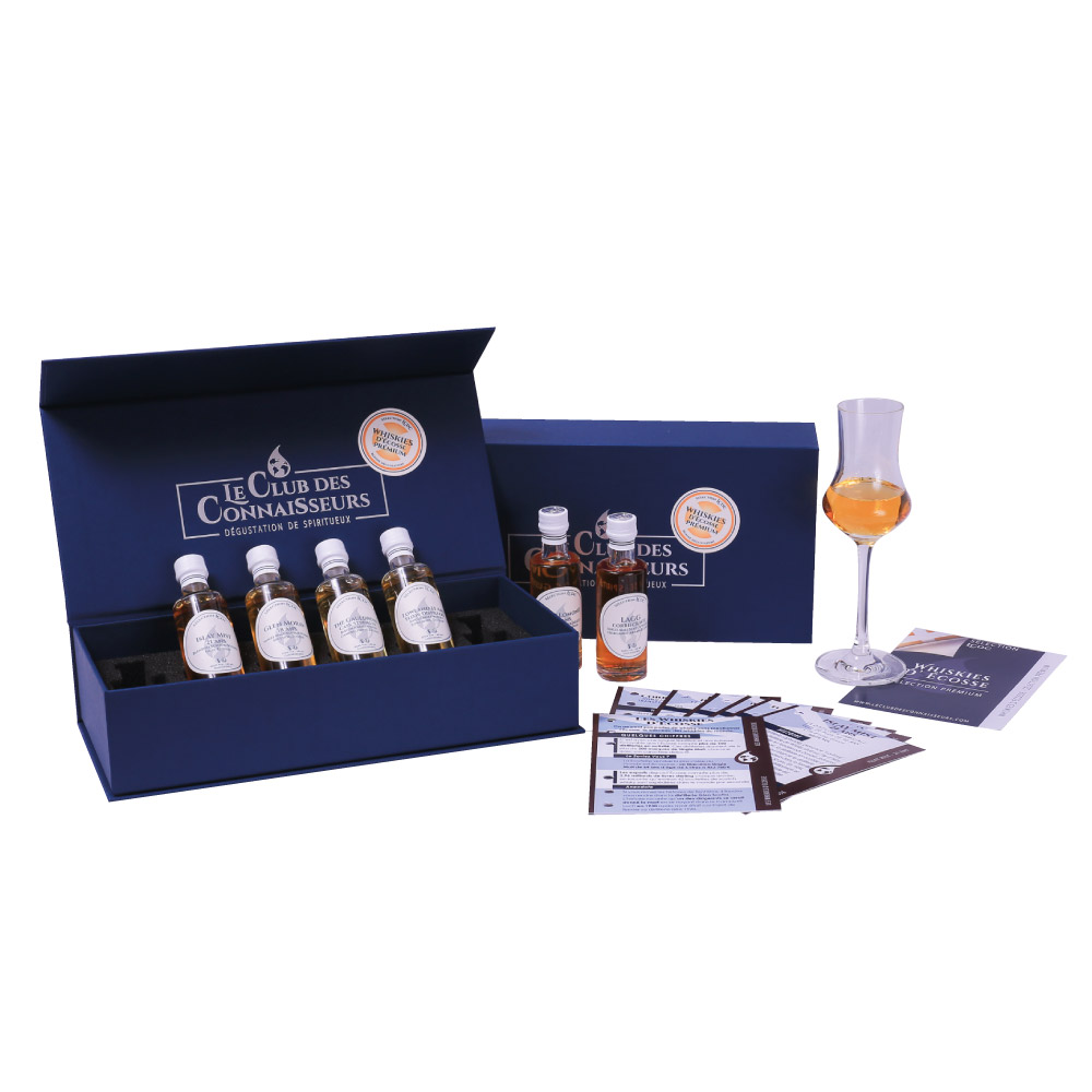 le club des connaisseurs coffret whiskies d'écosse Premium