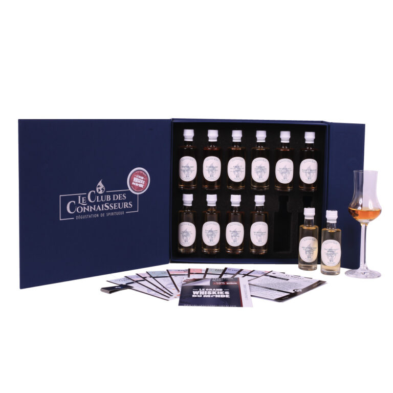 Le Grand Coffret Dégustation Whiskies du Monde Le Club des Connaisseurs Fiches Dégustation et Coffret luxe