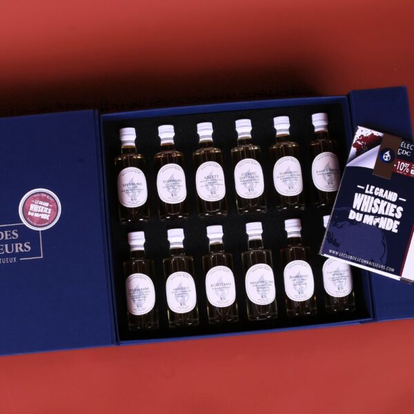 Le Grand Coffret Dégustation Whiskies du Monde Le Club des Connaisseurs Idée Cadeau Homme Fête des Pères Noel